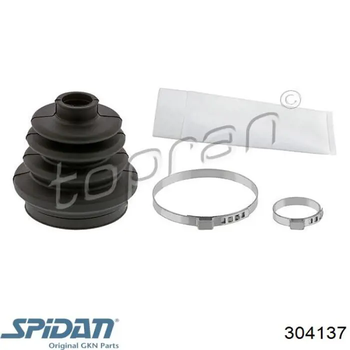 Do koszyka 304137 GKN-Spidan Osłona przegubu homokinetycznego półosi przedniej wewnętrzna