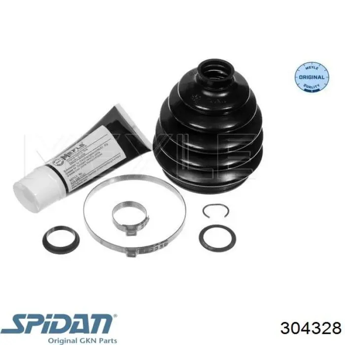 Osłona przegubu półosi tylnej zewnętrzna 304328 GKN-Spidan