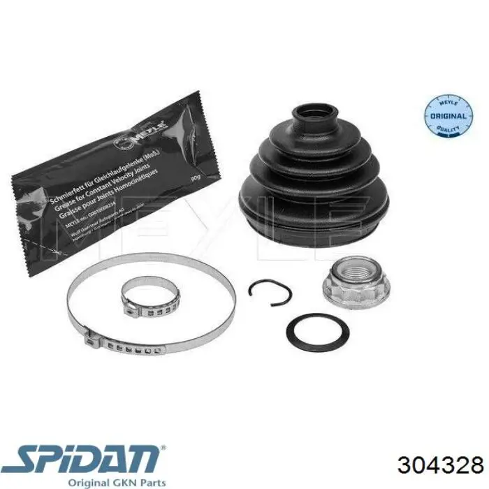304328 GKN-Spidan Osłona przegubu półosi tylnej zewnętrzna