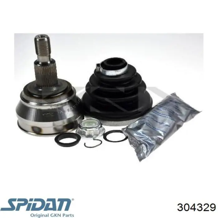 Przegub homokinetyczny przedni zewnętrzny GKN-Spidan 304329 cena, od 40,30 USD