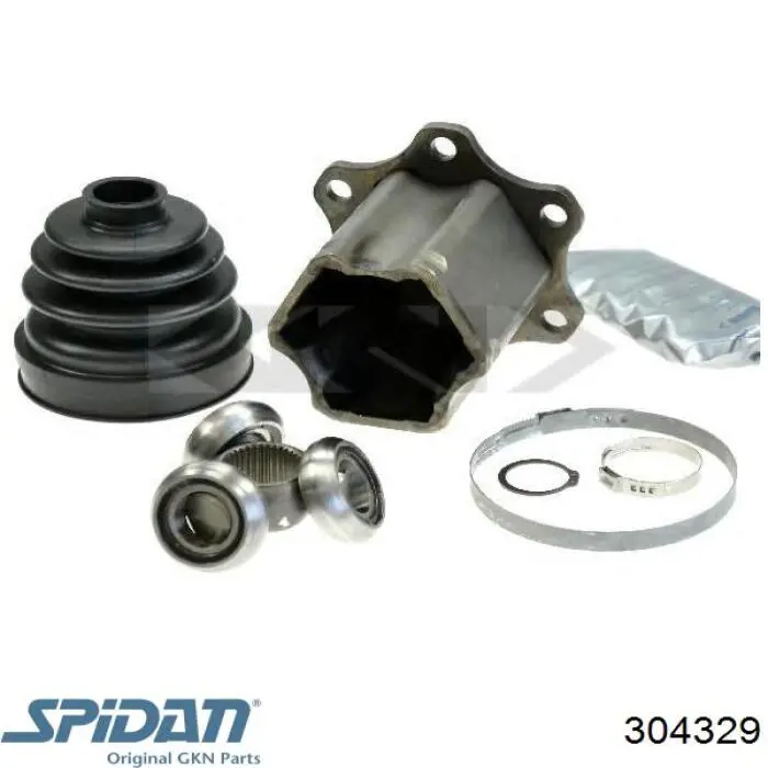 Przegub homokinetyczny przedni zewnętrzny 304329 GKN-Spidan