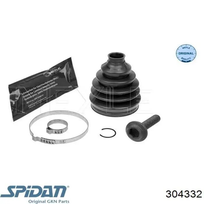 304332 GKN-Spidan Osłona przegubu homokinetycznego półosi przedniej zewnętrzna