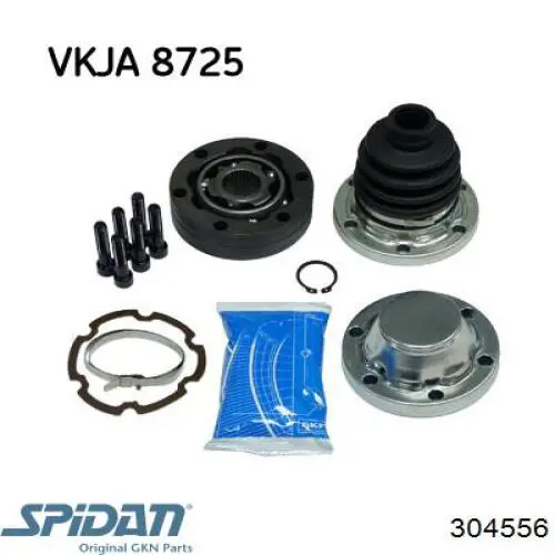 304556 GKN-Spidan Przegub homokinetyczny przedni wewnętrzny