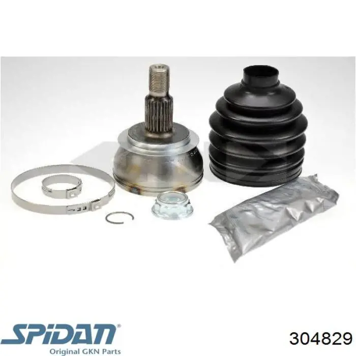 Przegub homokinetyczny przedni zewnętrzny 304829 GKN-Spidan