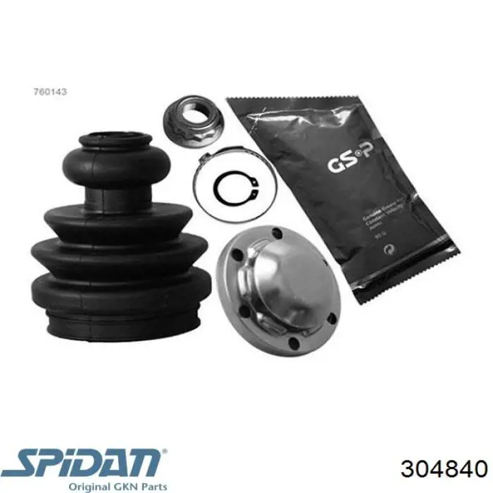 Osłona przegubu homokinetycznego półosi przedniej wewnętrzna 304840 GKN-Spidan