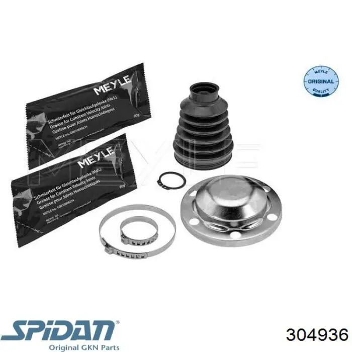 Osłona przegubu homokinetycznego półosi przedniej wewnętrzna GKN-Spidan 304936 cena, od 14,77 USD