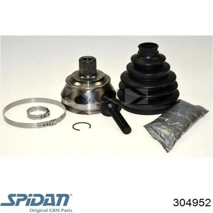 Do koszyka 304952 GKN-Spidan Przegub homokinetyczny przedni zewnętrzny