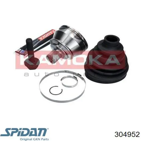 Przegub homokinetyczny przedni zewnętrzny 304952 GKN-Spidan