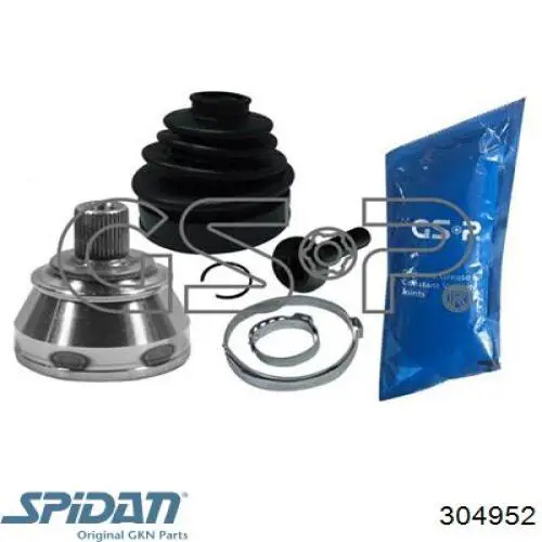 Przegub homokinetyczny przedni zewnętrzny GKN-Spidan 304952