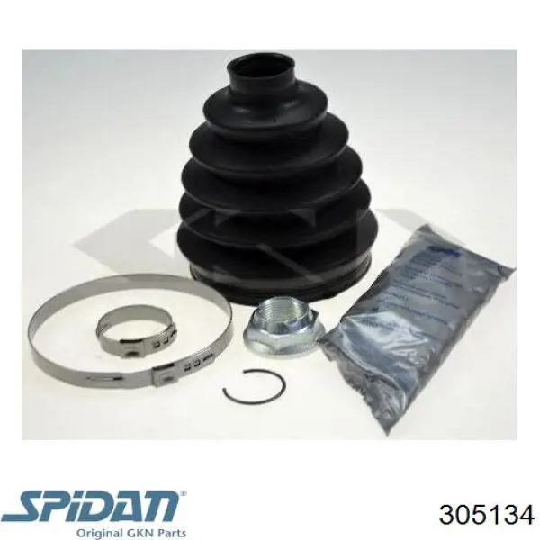 Do koszyka 305134 GKN-Spidan Osłona przegubu homokinetycznego półosi przedniej zewnętrzna