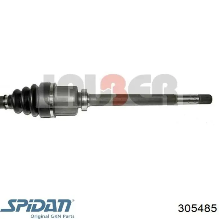 Półoś napędowa przednia prawa 305485 GKN-Spidan