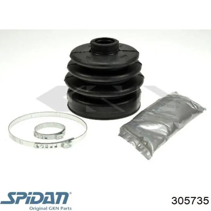 Osłona przegubu homokinetycznego półosi przedniej zewnętrzna GKN-Spidan 305735 cena, od 10,74 USD