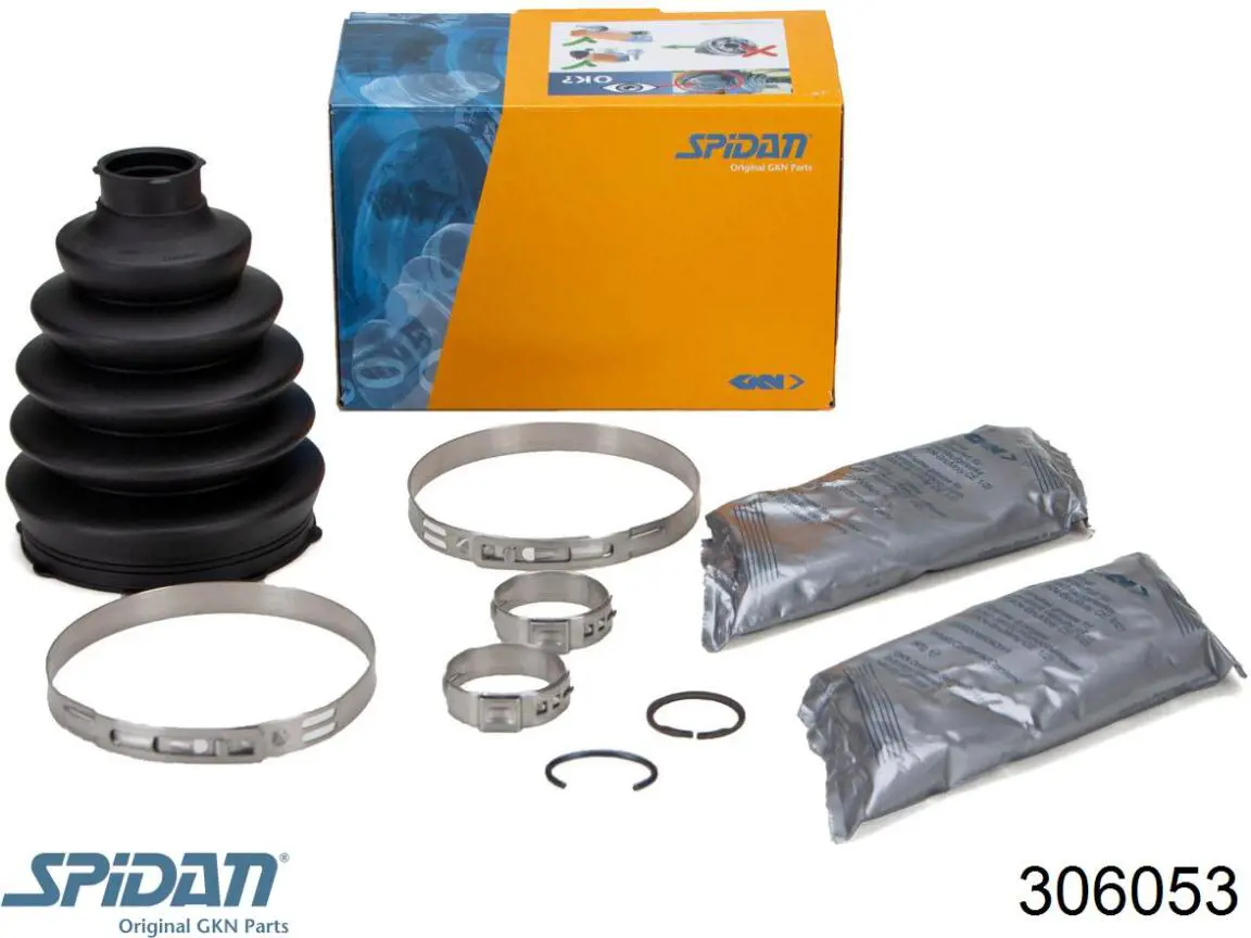 306053 GKN-Spidan Osłona przegubu homokinetycznego półosi przedniej zewnętrzna