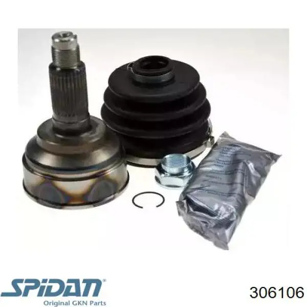 306106 GKN-Spidan Osłona przegubu homokinetycznego półosi przedniej wewnętrzna prawa