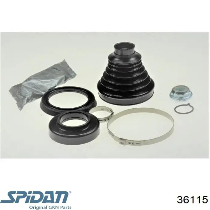 Osłona przegubu homokinetycznego półosi przedniej wewnętrzna prawa GKN-Spidan 36115 cena, od 35,06 USD