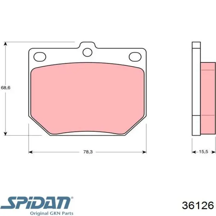 Do koszyka 36126 GKN-Spidan Osłona przegubu homokinetycznego półosi przedniej zewnętrzna