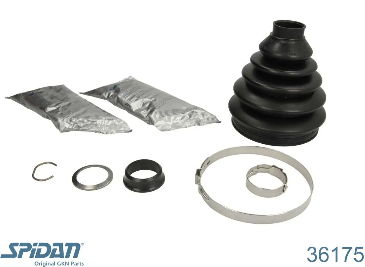 36175 GKN-Spidan Osłona przegubu homokinetycznego półosi przedniej zewnętrzna