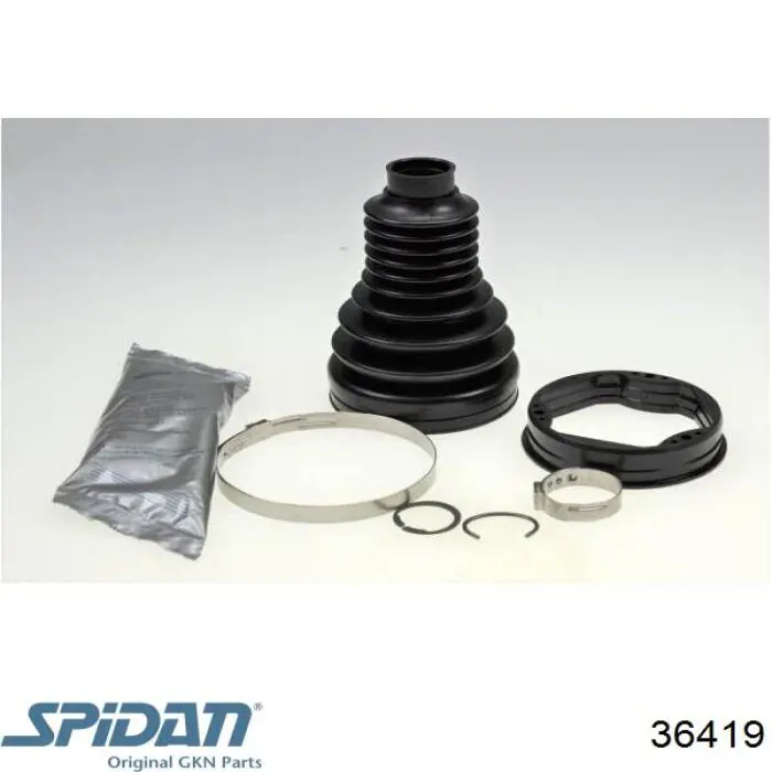 Osłona przegubu homokinetycznego półosi przedniej wewnętrzna GKN-Spidan 36419 cena, od 28,85 USD