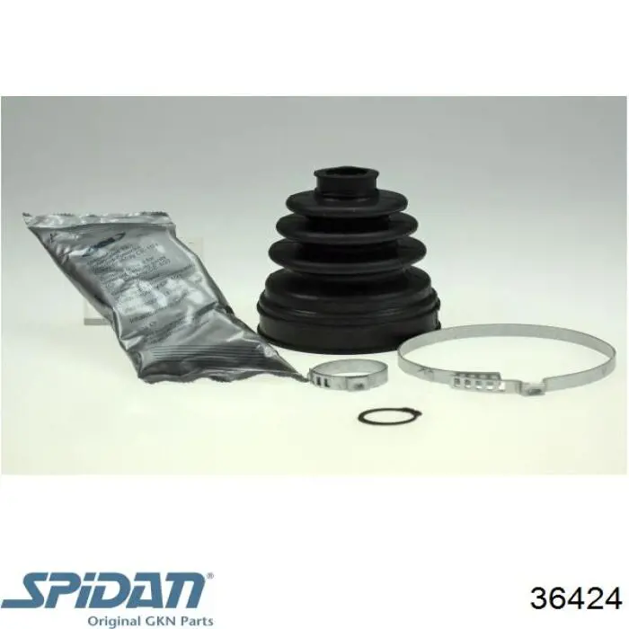 Osłona przegubu homokinetycznego półosi przedniej wewnętrzny lewy GKN-Spidan 36424 cena, od 18,86 USD