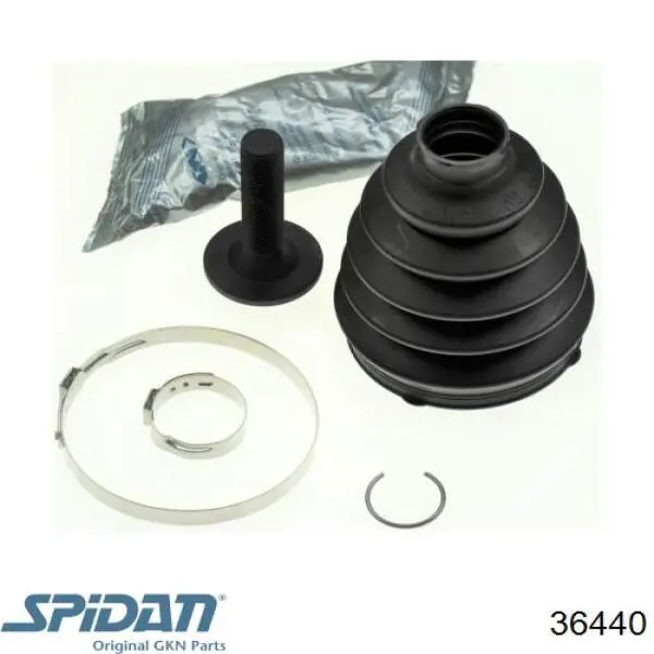 36440 GKN-Spidan Osłona przegubu homokinetycznego półosi przedniej zewnętrzna
