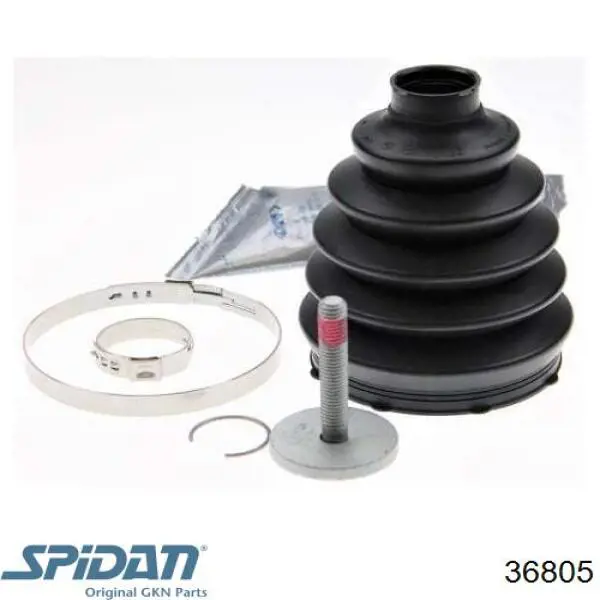 Osłona przegubu homokinetycznego półosi przedniej zewnętrzna GKN-Spidan 36805 cena, od 7,79 USD