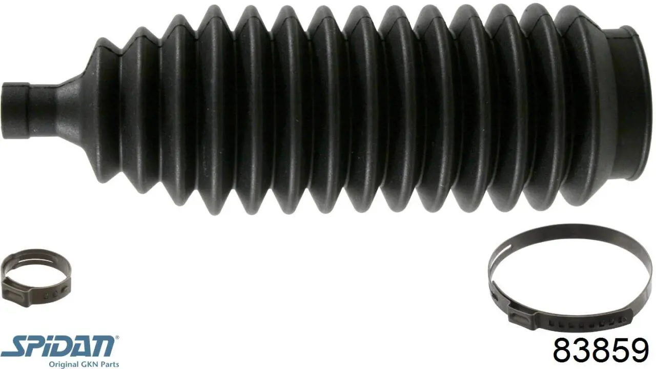 Do koszyka 83859 GKN-Spidan Osłona mechanizmu kierowniczego (maglownicy)