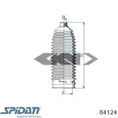 84124 GKN-Spidan osłona mechanizmu kierowniczego (maglownicy)