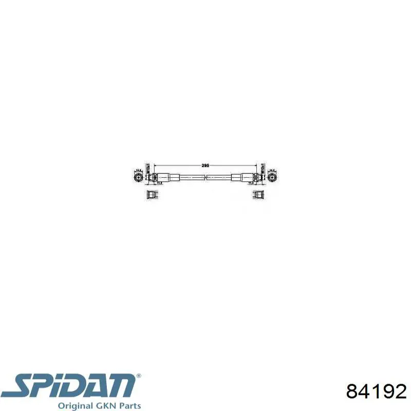 Do koszyka 84192 GKN-Spidan Osłona mechanizmu kierowniczego (maglownicy)