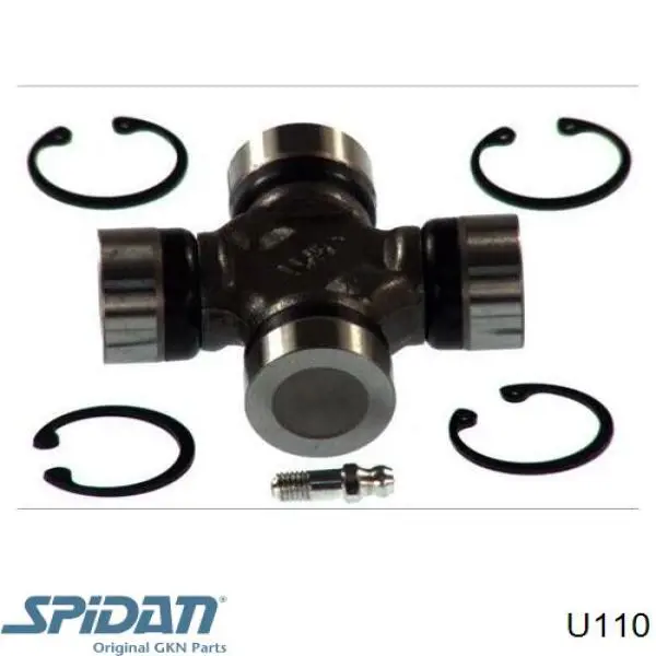 U110 GKN-Spidan Krzyżak wału Cardana tylnego