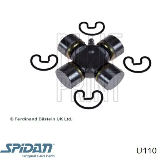 Do koszyka U110 GKN-Spidan Krzyżak wału Cardana tylnego