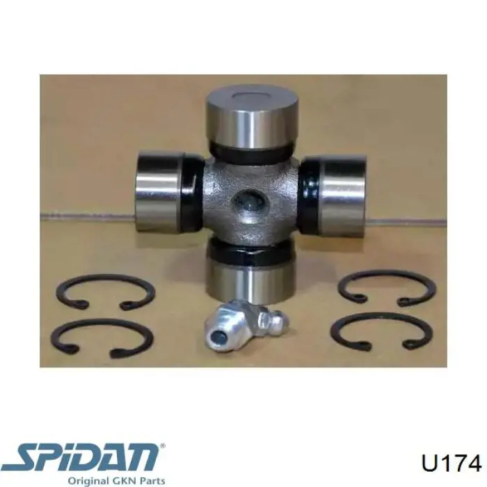 Krzyżak wału Cardana tylnego GKN-Spidan U174 cena, od 17,61 USD