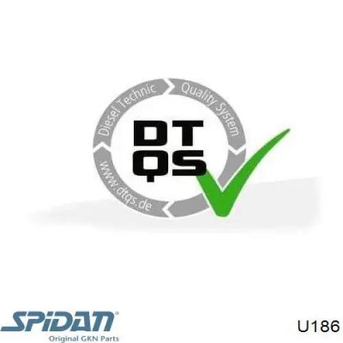 U186 GKN-Spidan Krzyżak wału Cardana tylnego