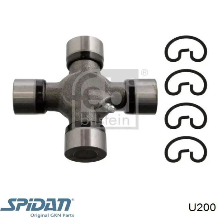 Krzyżak wału Cardana tylnego GKN-Spidan U200 cena, od 20,28 USD