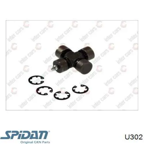 U302 GKN-Spidan Krzyżak wału Cardana tylnego