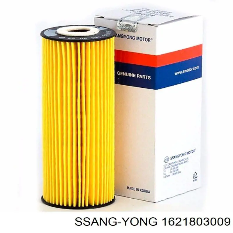 Filtr oleju Ssang Yong 1621803009 cena, od 6,50 USD