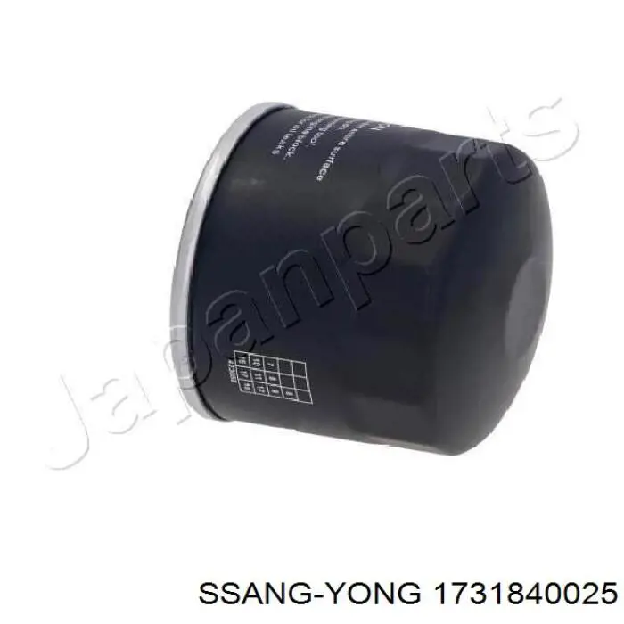 Filtr oleju Ssang Yong 1731840025 cena, od 8,44 USD
