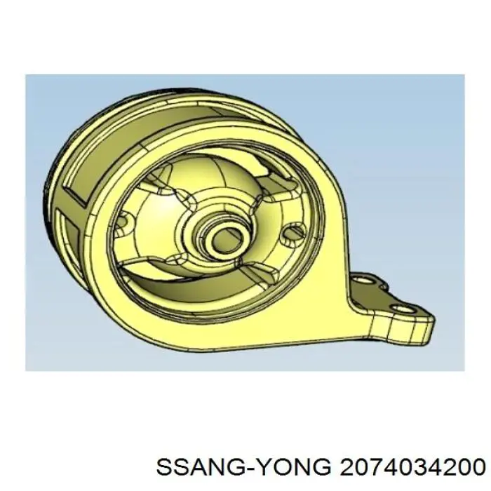 Do koszyka 2074034200 Ssang Yong Poduszka (podpora) silnika tylna