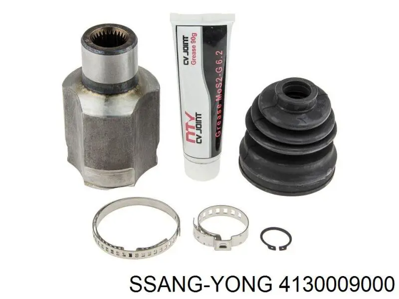 Do koszyka Półoś napędowa przednia SsangYong Kyron  