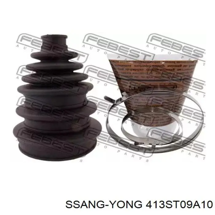Osłona przegubu homokinetycznego półosi przedniej wewnętrzna Ssang Yong 413ST09A10 cena, od 7,38 USD
