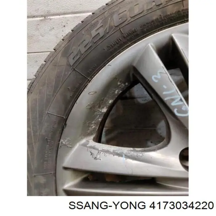 Do koszyka 4173034220 Ssang Yong Felgi kół odlewane (lekkostopowe, tytanowe)