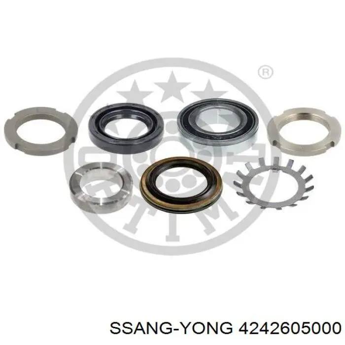 Uszczelniacz półosi mostu tylnego wewnętrzny Ssang Yong 4242605000 cena, od 4,52 USD