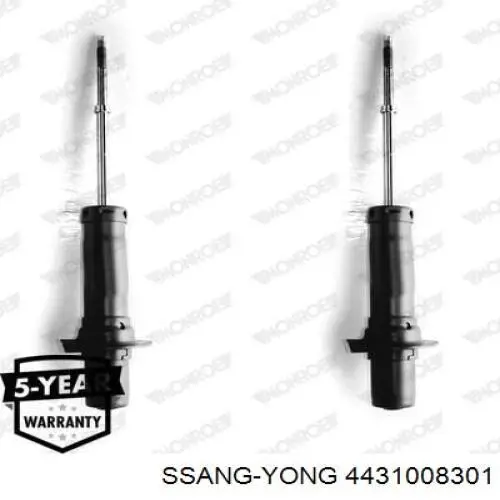 Amortyzator przedni Ssang Yong 4431008301 cena, od 50,32 USD