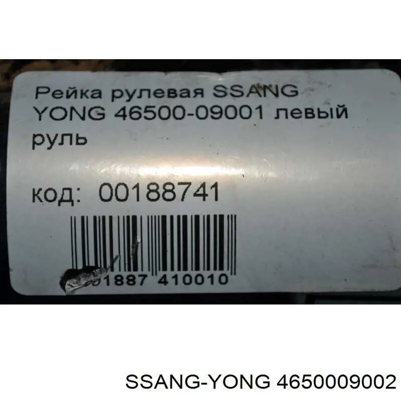 4650009002 Ssang Yong Listwa kierownicza (maglownica)