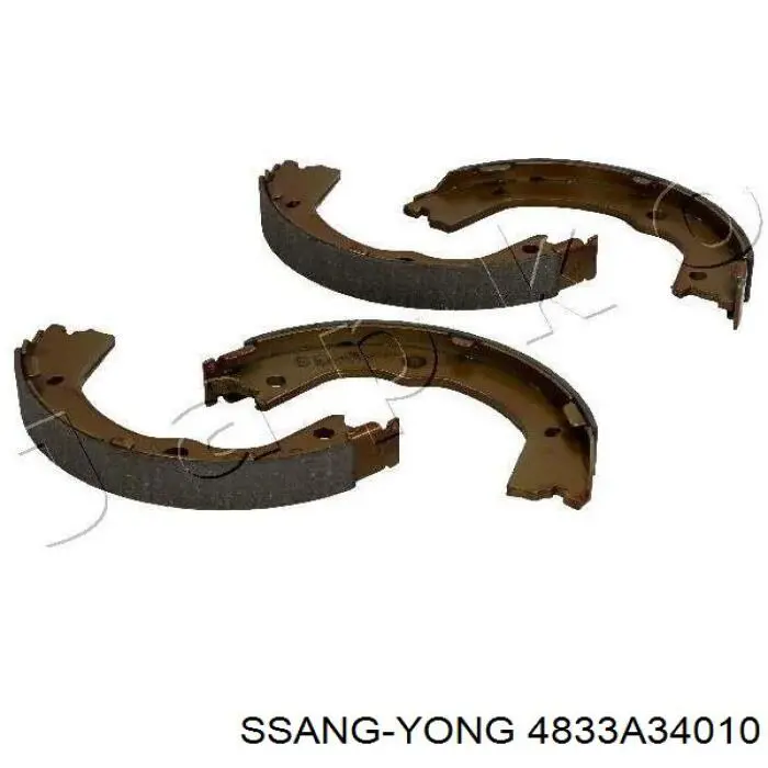 Do koszyka 4833A34010 Ssang Yong Klocki hamulca ręcznego