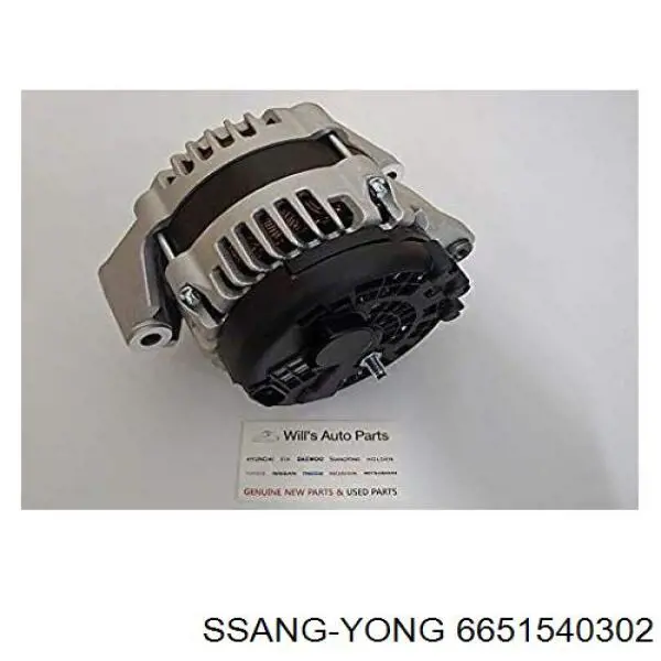 6651540302 Ssang Yong Alternator