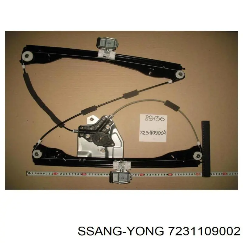 Mechanizm podnoszenia szyby drzwi przednich lewych Ssang Yong 7231109002 cena, od 111,05 USD