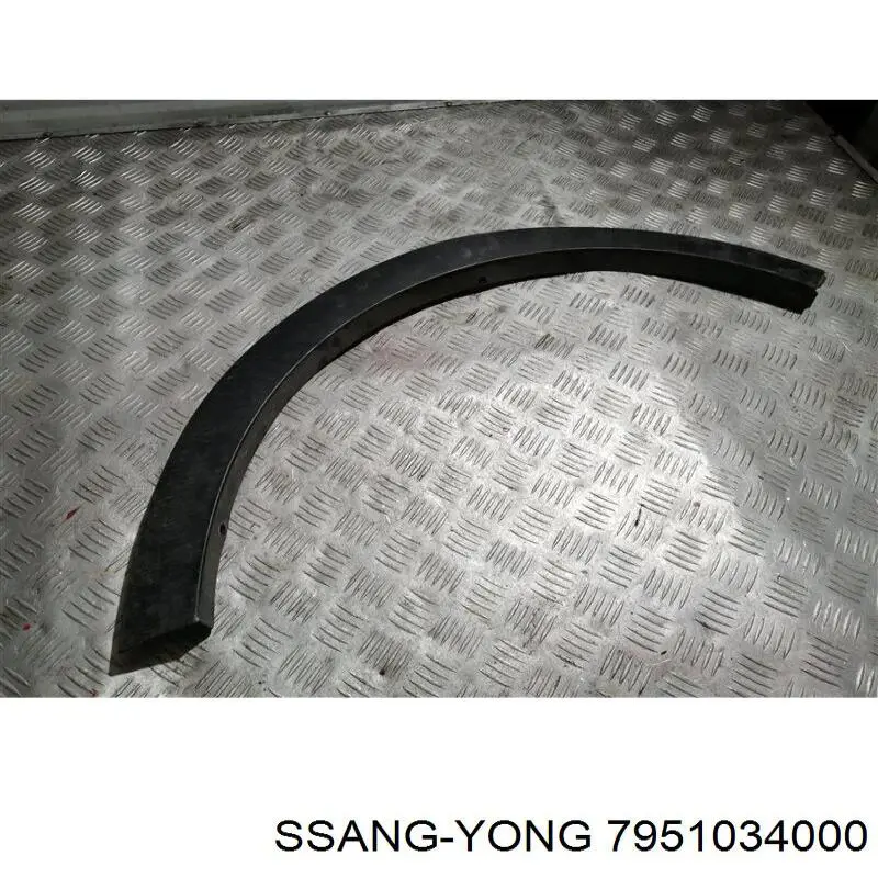 Poszerzenie (nakładka) reperaturki błotnika przedniego lewy Ssang Yong 7951034000 cena, od 42,07 USD