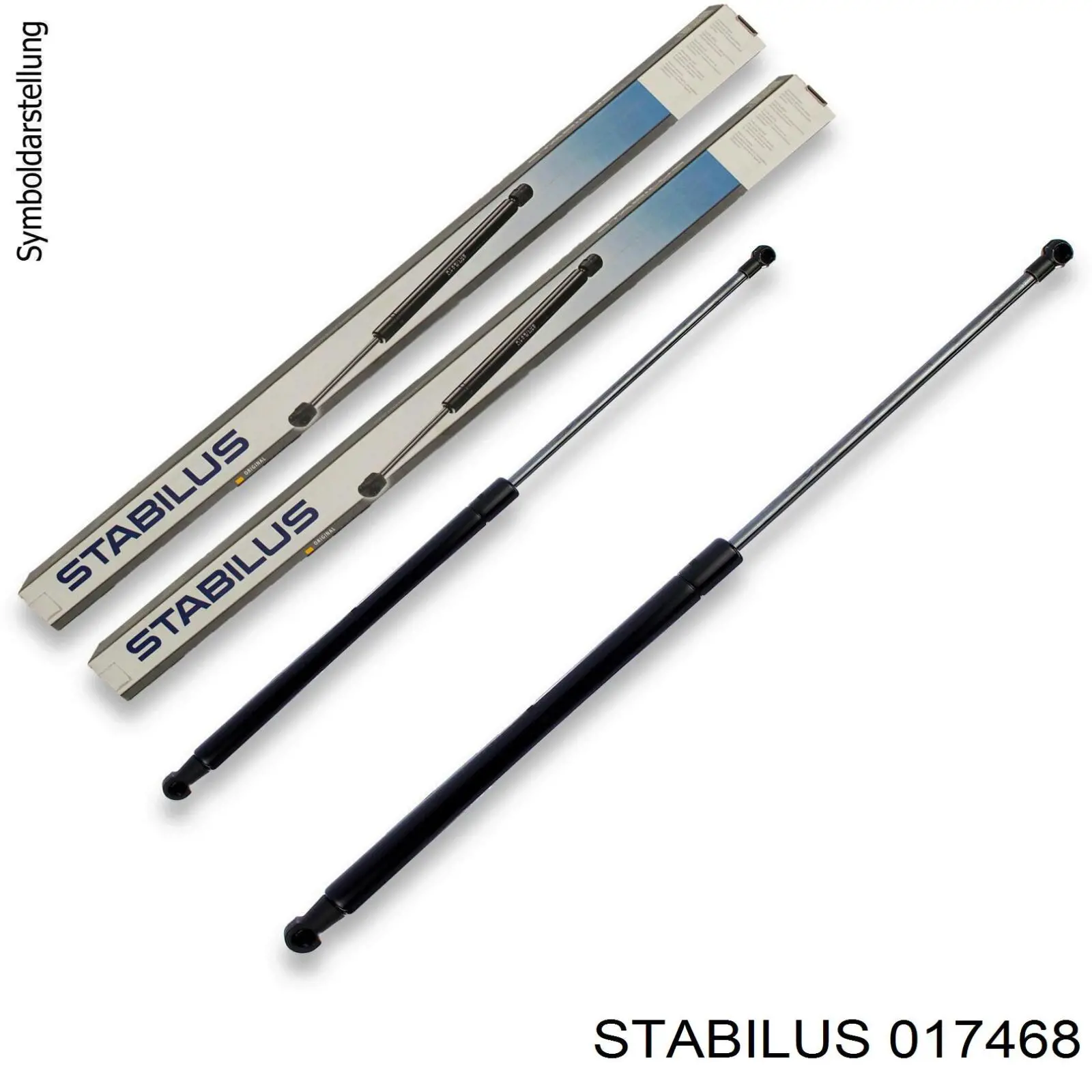 Do koszyka 017468 Stabilus Amortyzator klapy bagażnika (3/5 drzwi-tylnych)