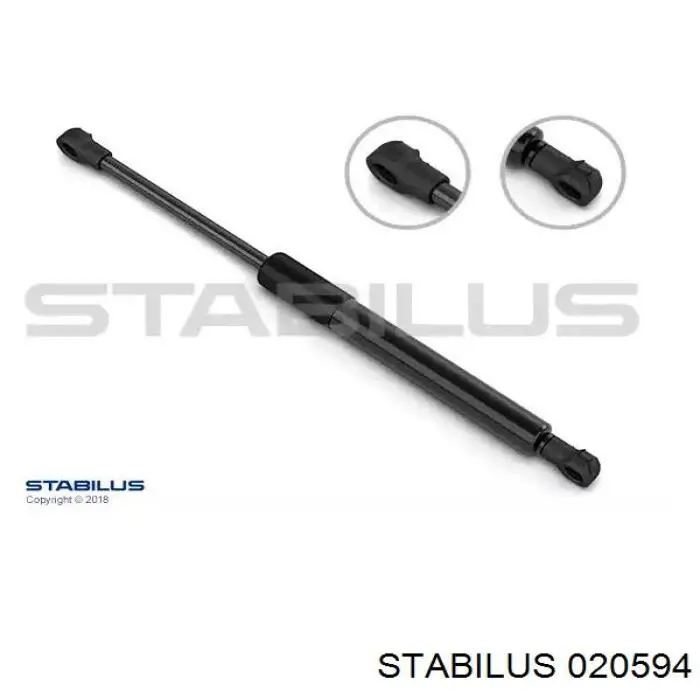 Amortyzator klapy bagażnika (3/5 drzwi-tylnych) Stabilus 020594 cena, od 13,14 USD