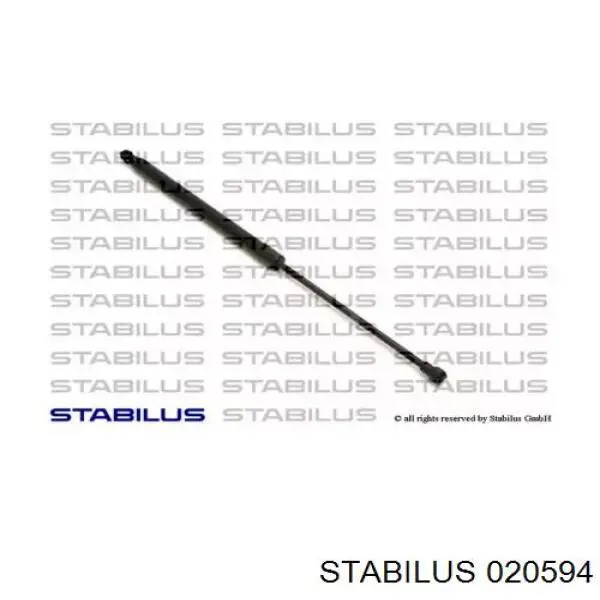Do koszyka 020594 Stabilus Amortyzator klapy bagażnika (3/5 drzwi-tylnych)